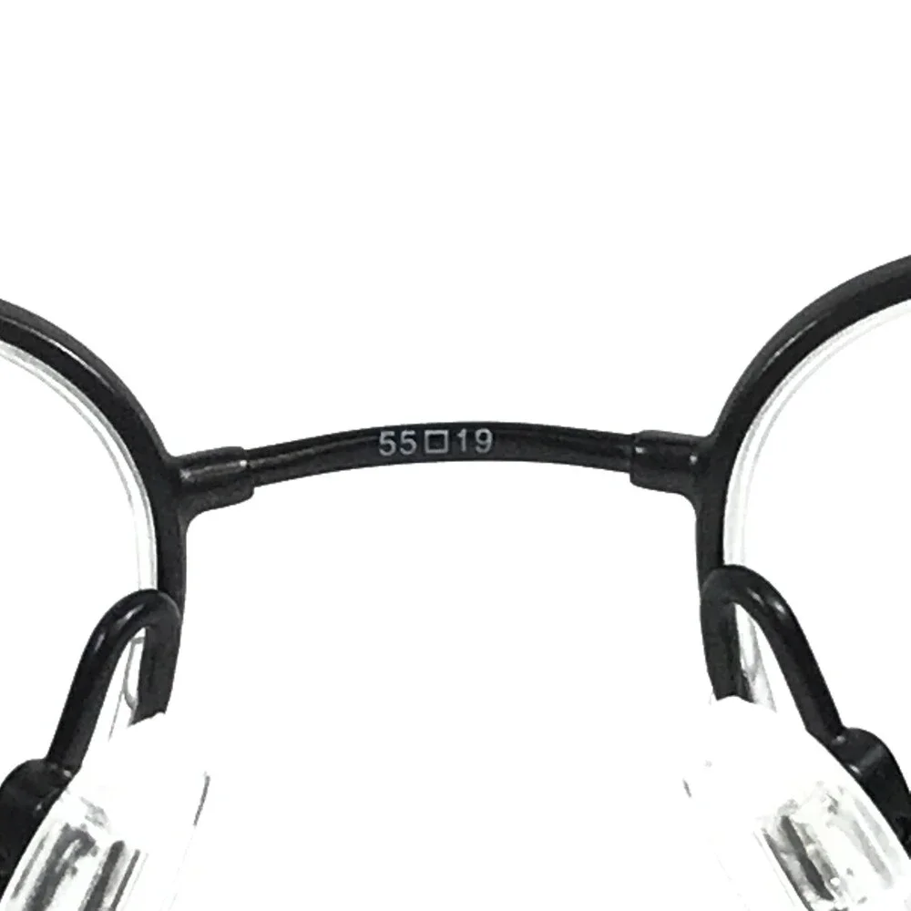 Eddie Bauer Eyeglasses Frame EB32035 BK Black Green Rectangle Half Rim 55-19-140